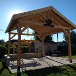outdoor wood gazebo