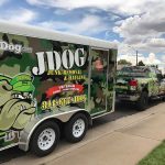 A trailer for JDog Junk Removal & Hauling