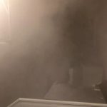 Mold on a white wall