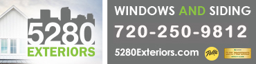 Ad Banner for 5280 Exteriors - Windows and Siding