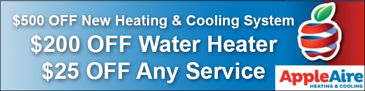 ad banner for AppleAire Heating & Cooling