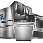 different appliances on a white background