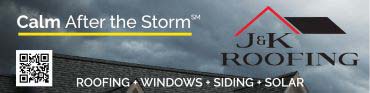 Ad Banner for J&K Roofing, Windows, Siding, Solar