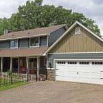 Beige house with siding