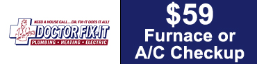 Ad Banner for Doctor Fix-It Plumbing, Heating, Electric