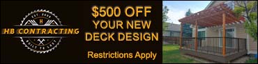 Ad Banner for HB Contracting Deck Design