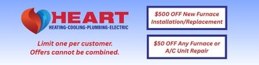 ad banner for Heart HVAC