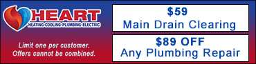 ad banner for Heart Heating, Cooling, Plumbing and Electric - Heating and Air Conditioning