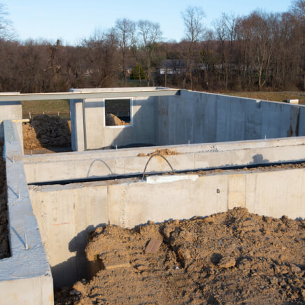 concrete-foundation-for-a-new-house-