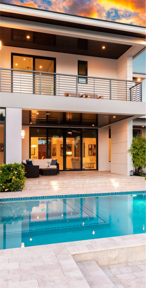 img - modern-building-swimming-pool-trees-chairs-urban-landscape-blue-sky