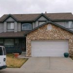 facade of a house with an attached garage