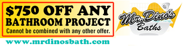 ad banner for Mr. Dino's Baths
