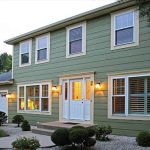 Green house with massive glass windows