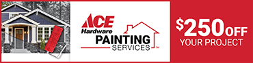 ad banner for ACE Hardware Painting Services
