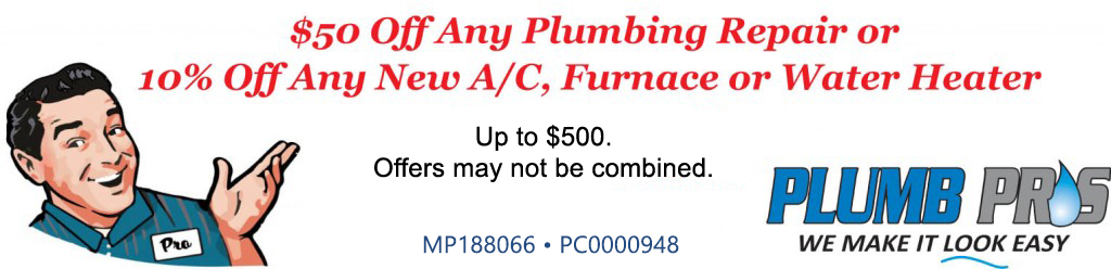 Ad Banner for Plumb Pros Inc. – Plumbing