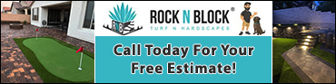 ad banner for Rock N Block Hardscapes - Landscaping