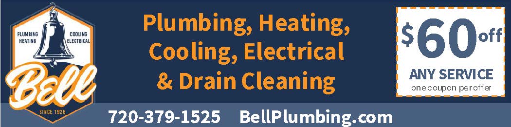 Ad Banner for Bell since 1926 Plumbing, Heating, Cooling, Electrical & Draining Cleaning