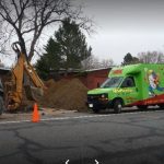 Time Service van in the road