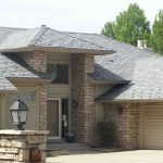 facade exterior of a house with gray roof