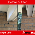 cracks in a brick wall