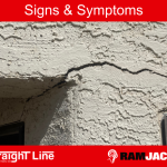 Cracking around a door frame