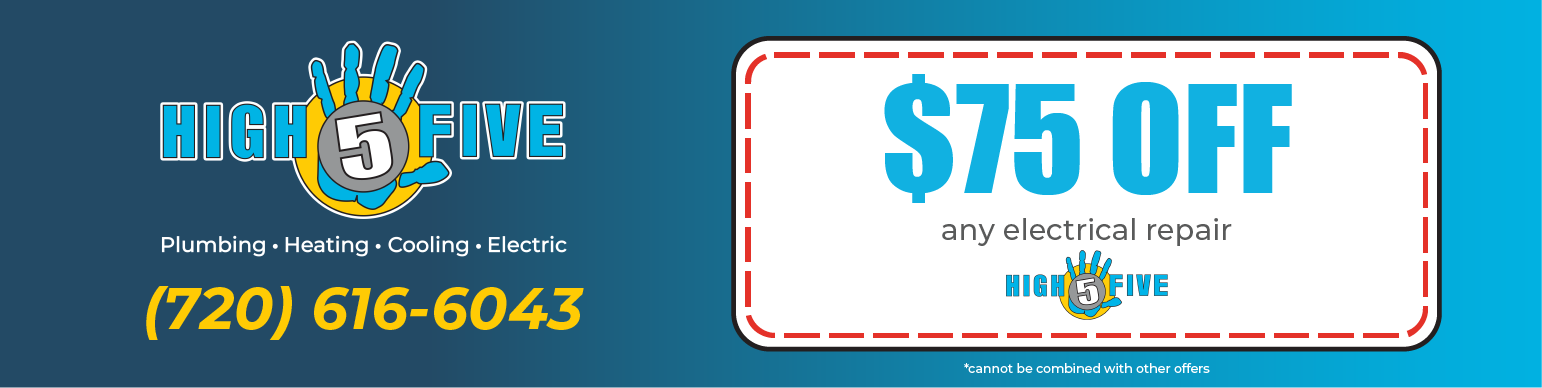 ad banner for High 5 Five Plumbing, Heating and Cooling - Electric