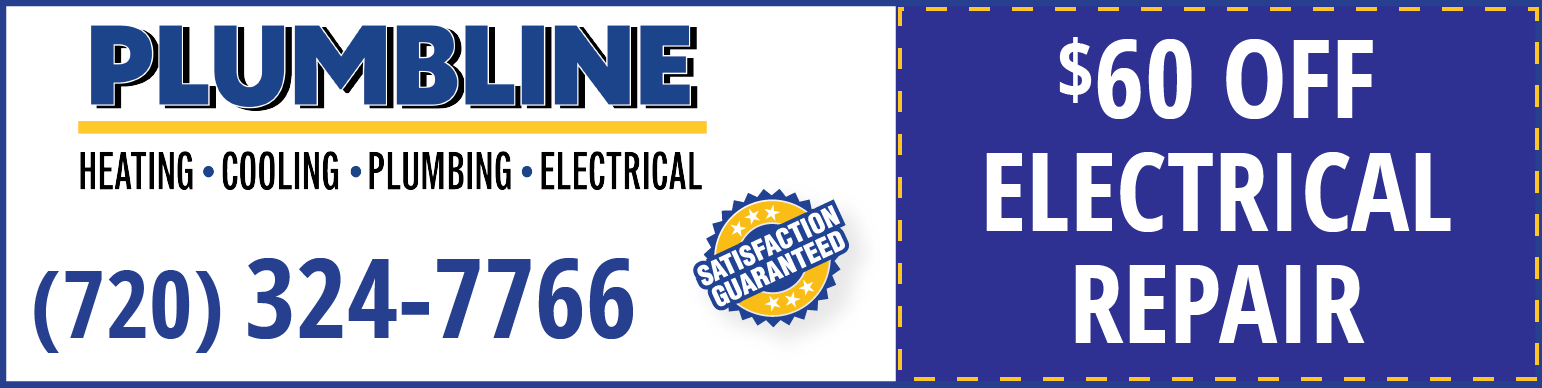 Ad Banner for Plumbline Heating, Cooling, Plumbing, Electrical